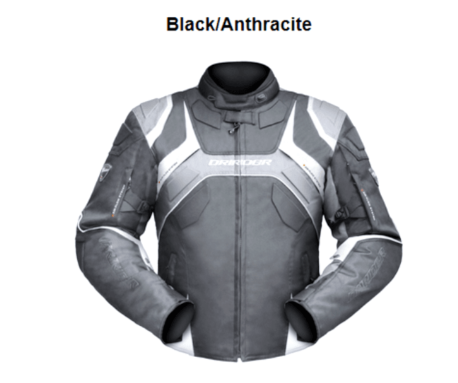 ANTHRACIT JACKET FOR MOTORCYCLE