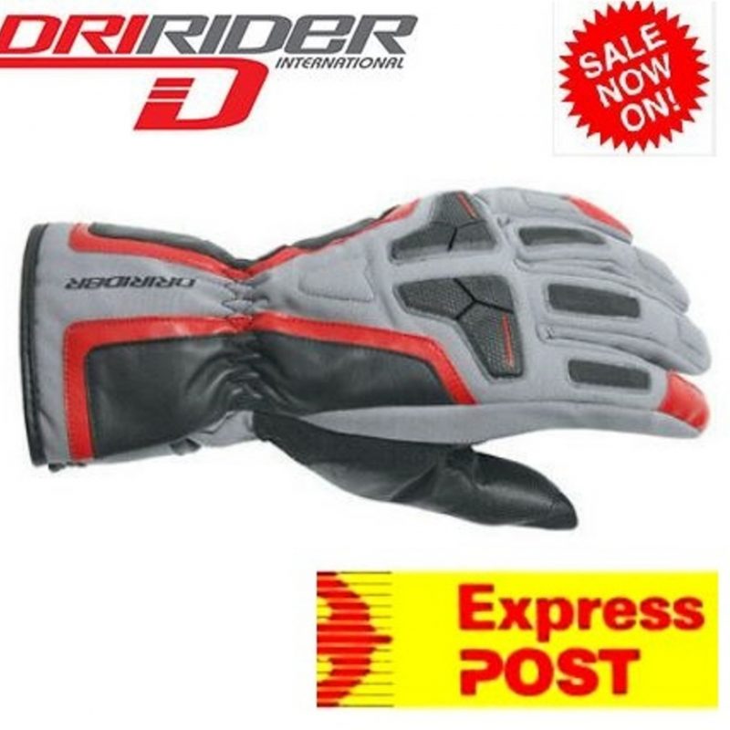 Dririder ‘JET’ Waterproof Motorcycle Gloves Mens Motorbike