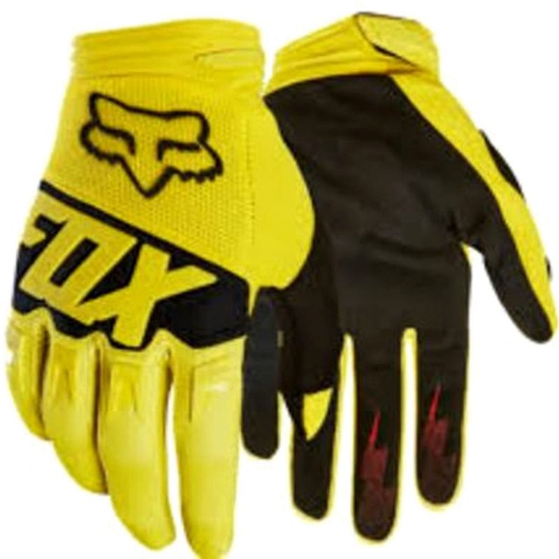 Fox 'DIRTPAW' Motocross gloves (Suzuki Yellow) dirt bike ATV MX