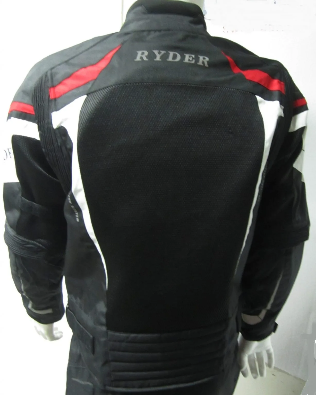 RYDER Vented Motorcycle Jacket (red)