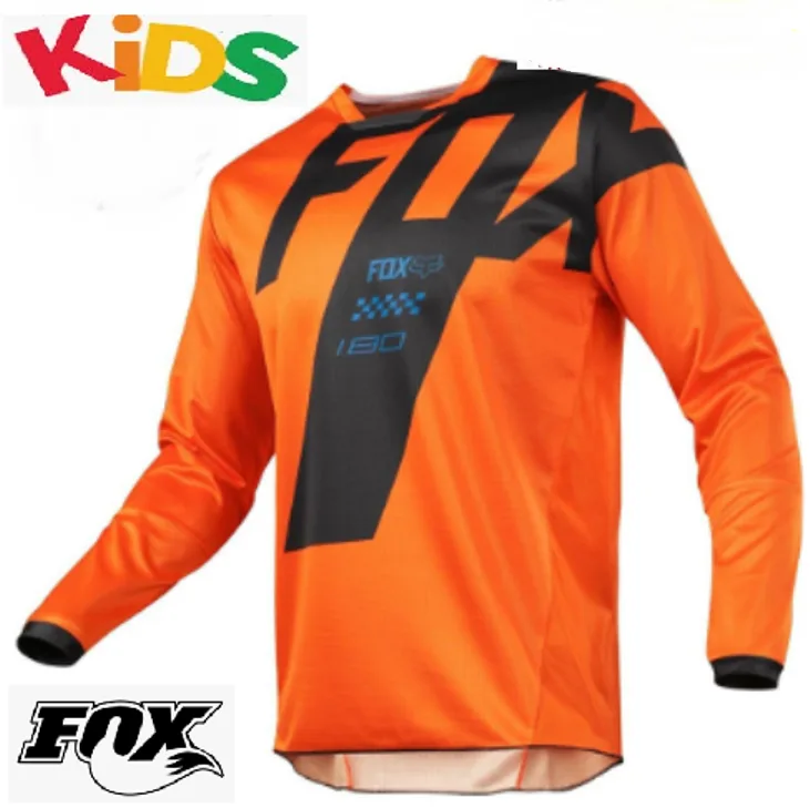 Orange Kids Motocross Jersey