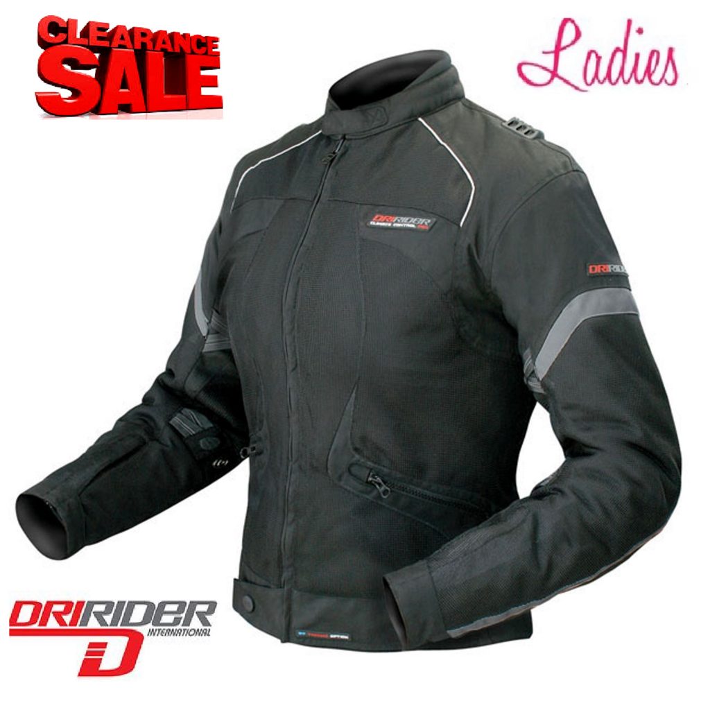 CLEARANCE! Dririder Climate Control Pro Motorcycle Jacket Ladies Female Road