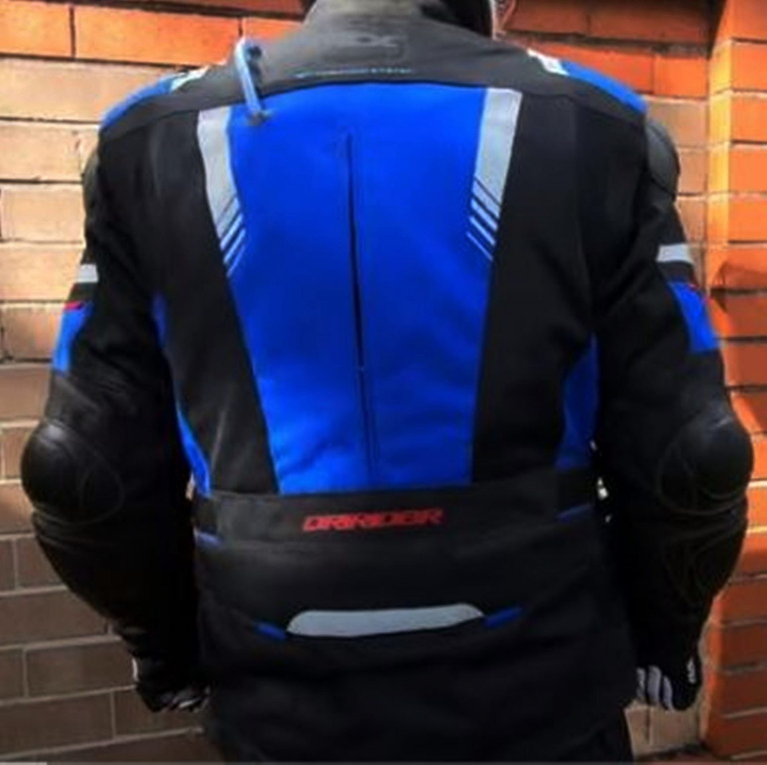 DRIRIDER Rallycross Pro 3 Jacket Onroad/off road MX Adventure Dirt Bike blue Mens Small