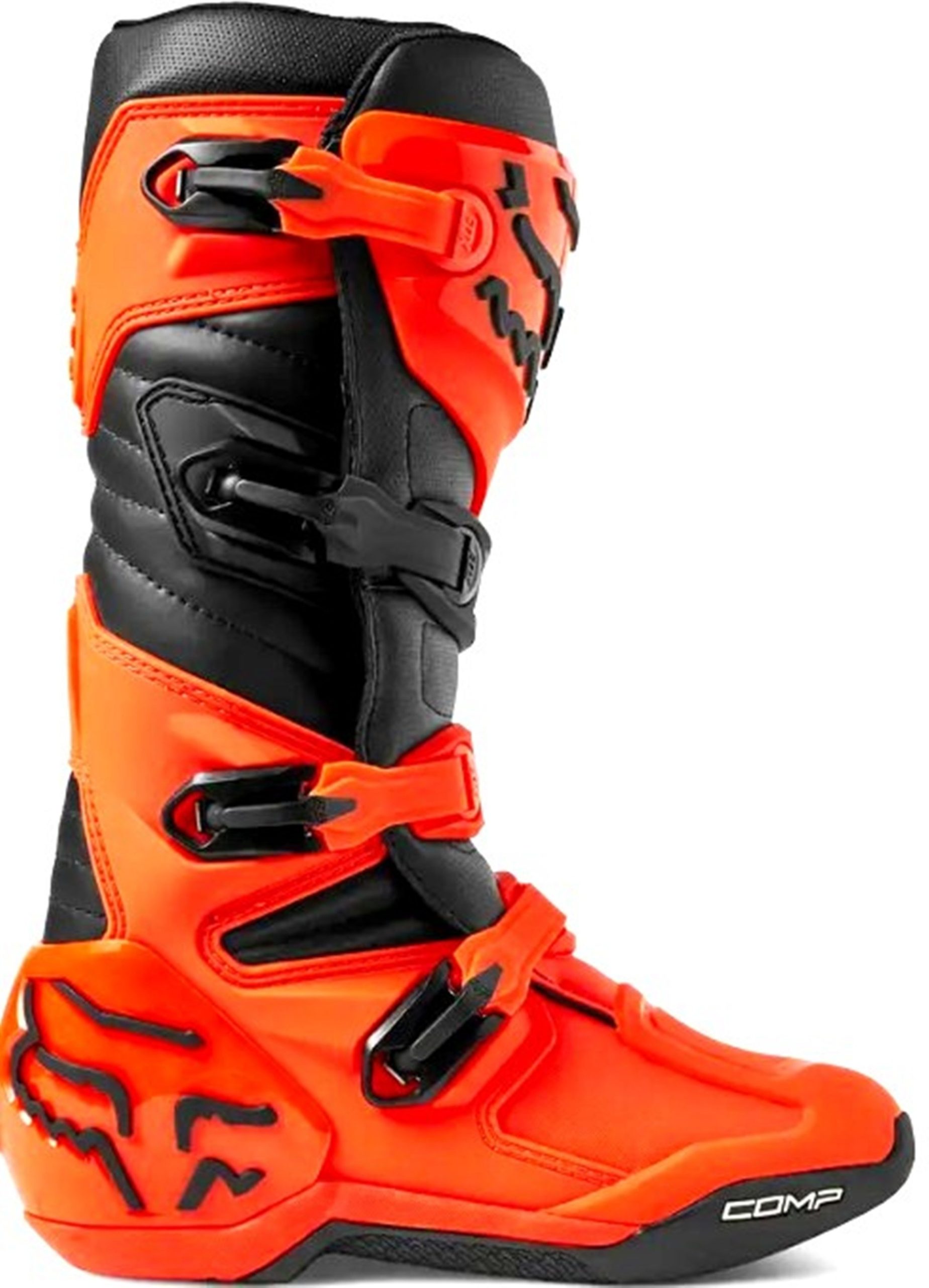 FOX COMP Motocross Boots MX Dirt bike Off Road (FLURO ORANGE)