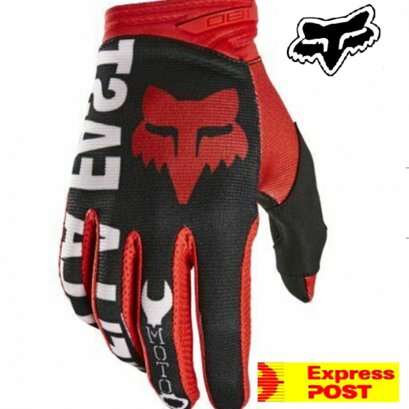 Fox Racing Illmatik Motocross Gloves RED Fox MX gloves dirt bike