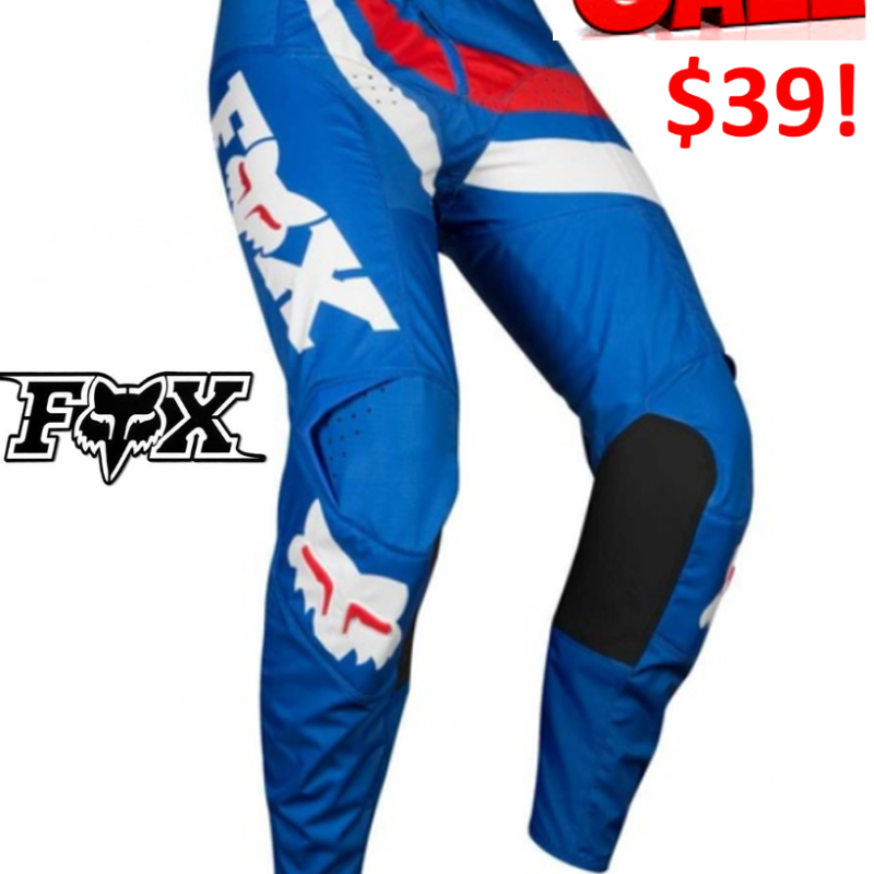 KIDS Fox Cota Motocross Pants Yamaha Blue Kids MX Dirt Bike Pants #22