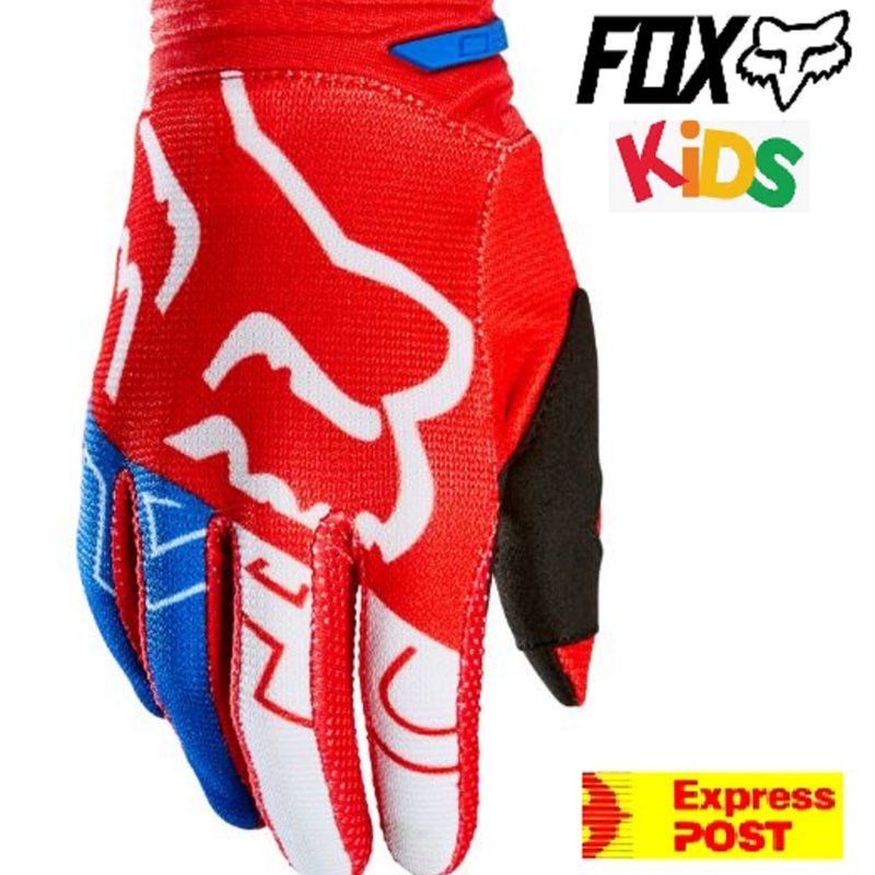 FOX Skew Youth Motocross gloves red Kids Motorcross BMX dirt bike MX