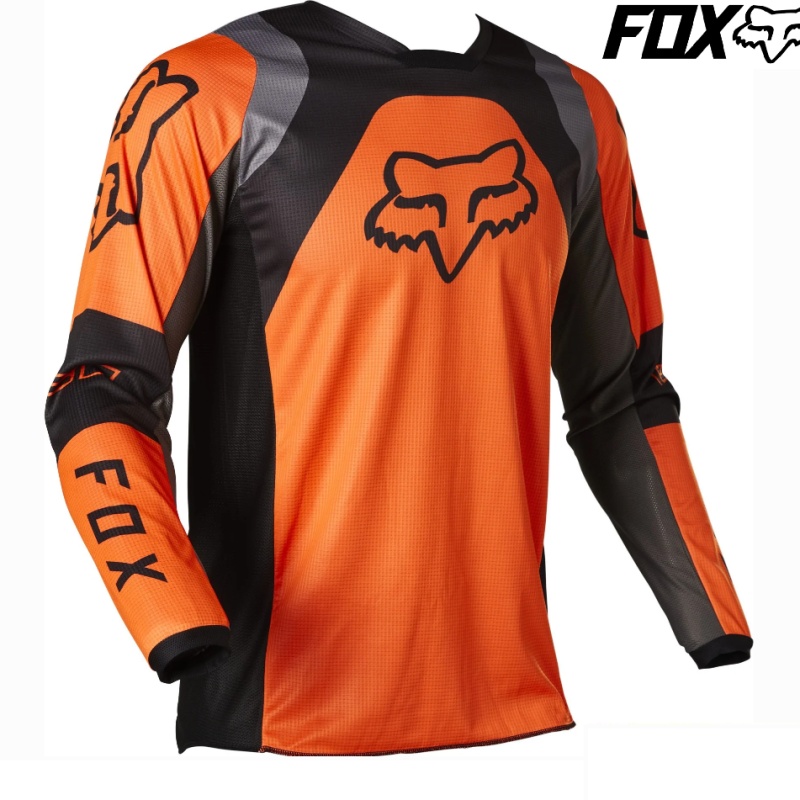 Fox 180 Lux Motocross Jersey (KTM Orange) Mens Dirt Bike Off Road ATV