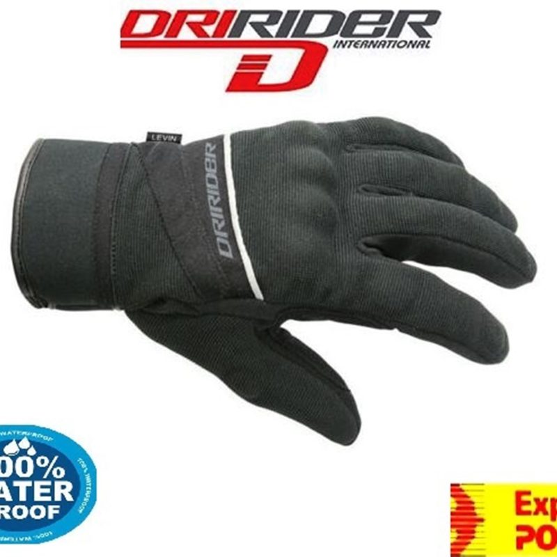 Dririder LEVIN Female Ladies Waterproof Winter Sports Touring Motorcycle Gloves  short cuff