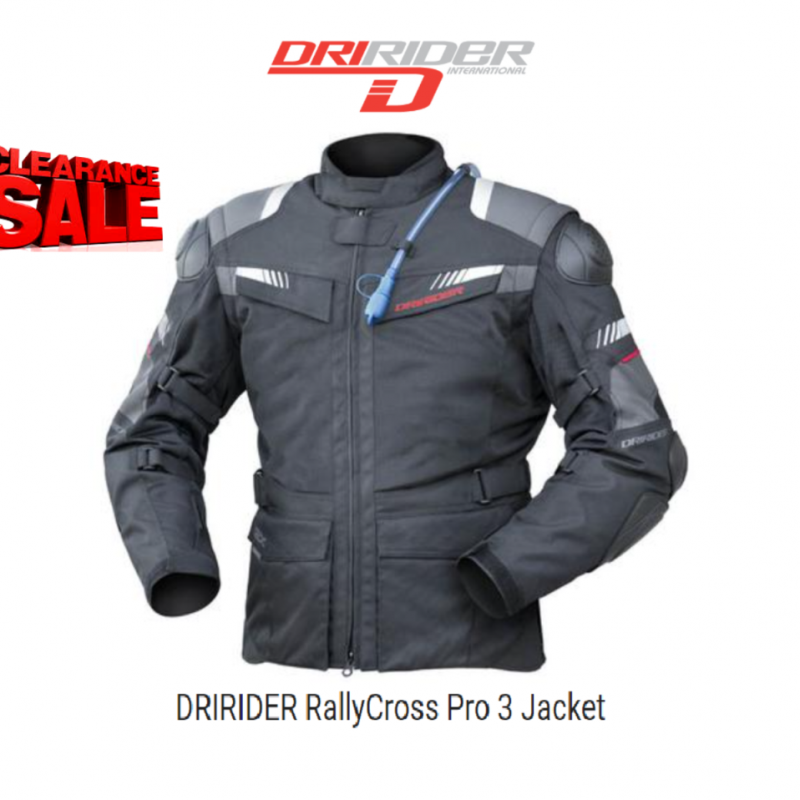 CLEARANCE! Dririder RALLYCROSS PRO 3 Motorcycle Jacket Sm Adventure Touring MX