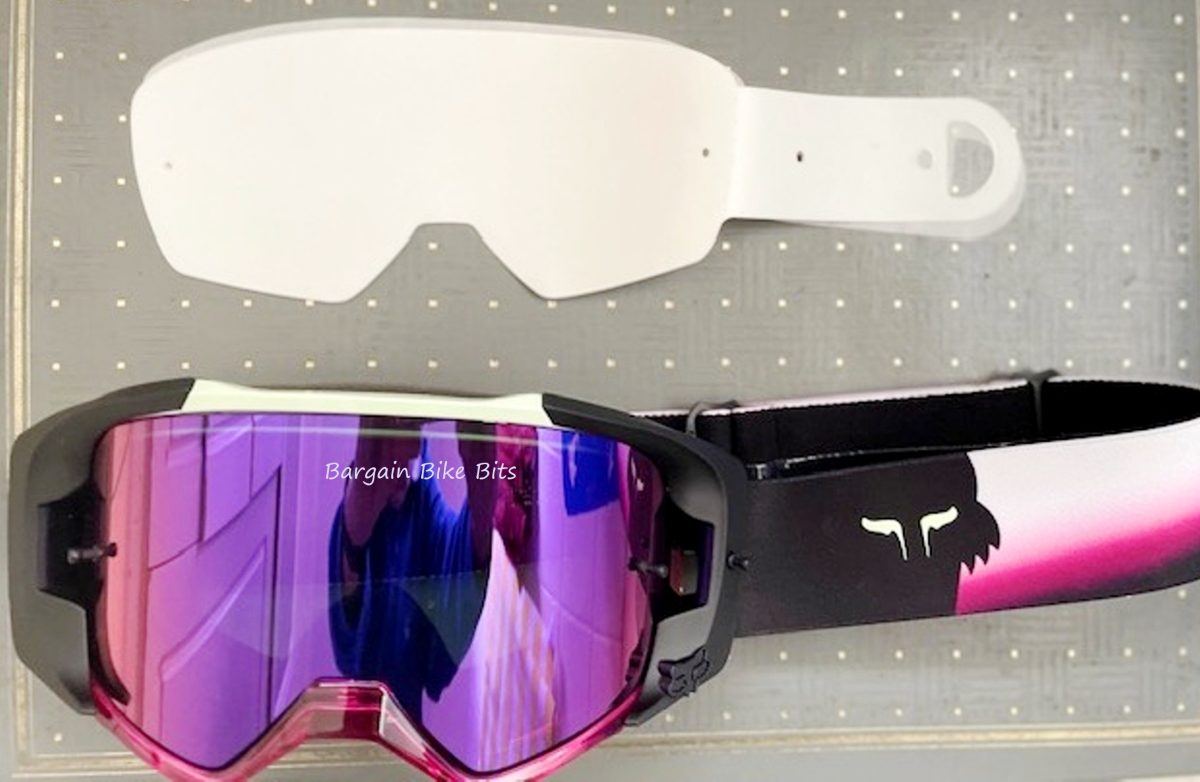 Fox Vue DETONATE Off Road Dirt Bike MX  Motocross Goggle Mirror Lens FREE tearoffs ATV