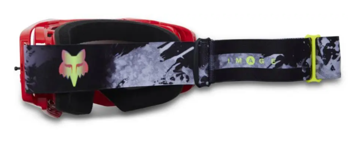 Fox AIRSPACE DKAY Off Road Dirt Bike Goggles Mirror lens & FREE clear lens RED MX