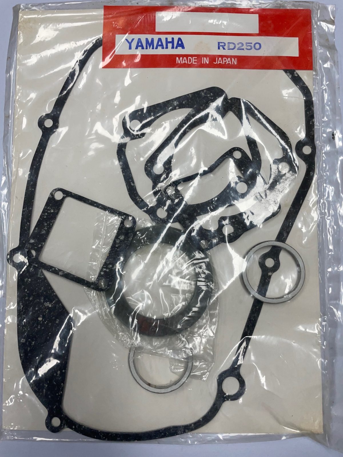 Yamaha RD250 Aircool Complete Gasket Set 1970's - can modify suit RD350 1970s model NOS