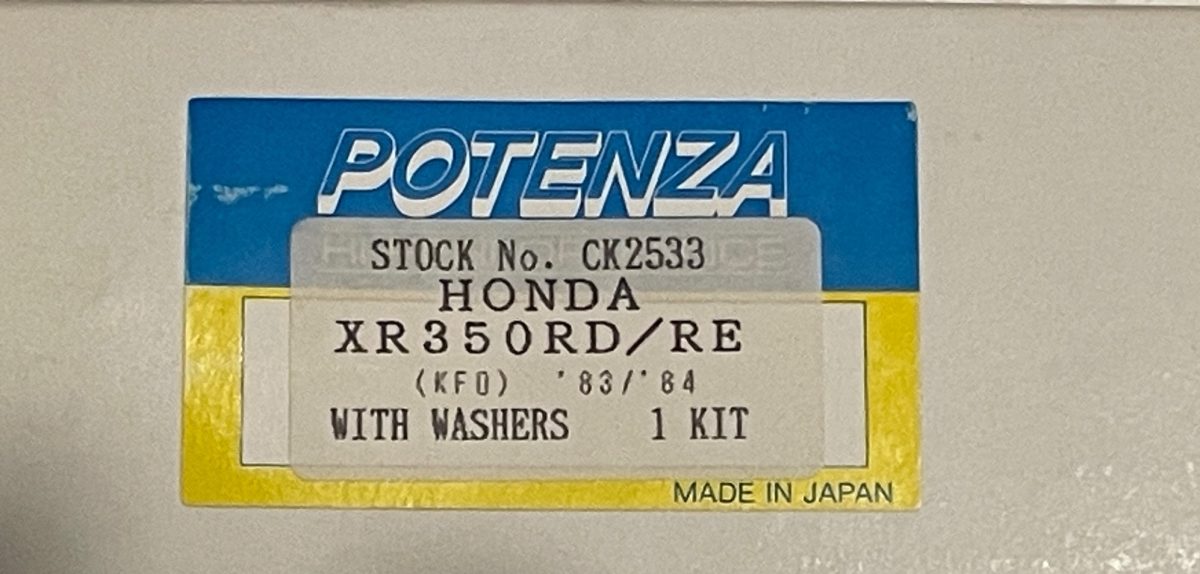 Honda XR350RD/RE 1983/84 Connecting Rod Kit Made In Japan XR350 Conrod kit
