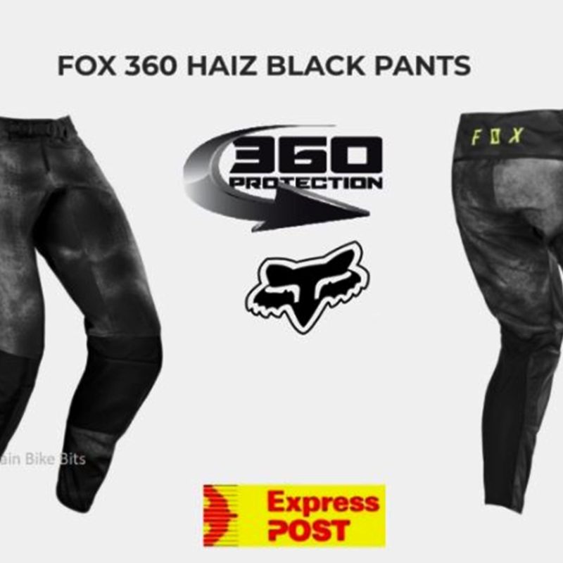 CLEARANCE! Fox 360 Haiz Motocross Pants #34 Mens Dirt Bike MX Off Road pants Black
