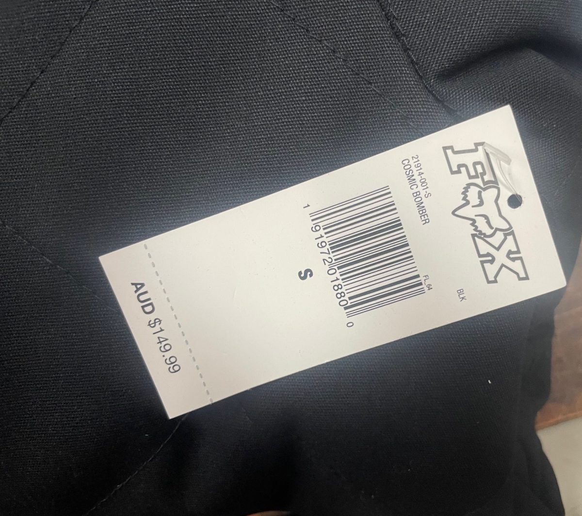 CLEARANCE! Fox Female Bomber Cosmic Quilted Jacket BLACK rrp$149 Womens Winter Casual Jacket