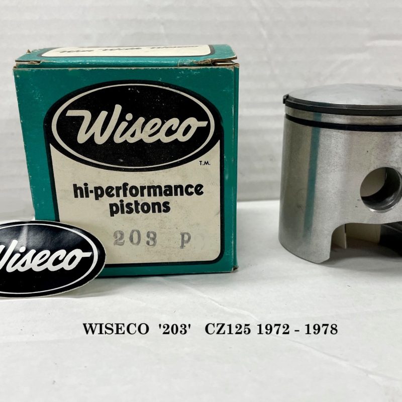 Wiseco Forged Piston Kit CZ125 125 1972-1978  Part No. 203 (Piston, Rings & Circlips) NEW (Nos)