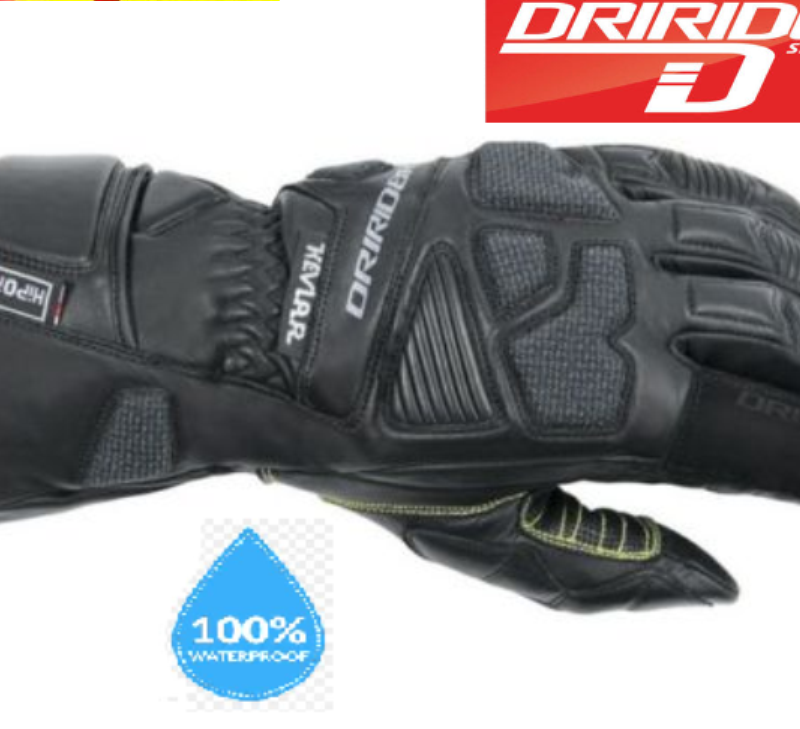 DRIRIDER Apex 2 Waterproof Road Motorcycle Gloves Motorbike