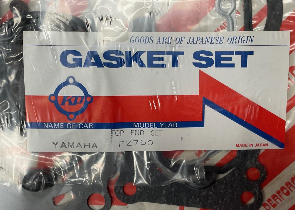 Yamaha FZ750 '84-92 Top Gasket Set KP GASKET CO. (Japan) NEW Top end engine gasket