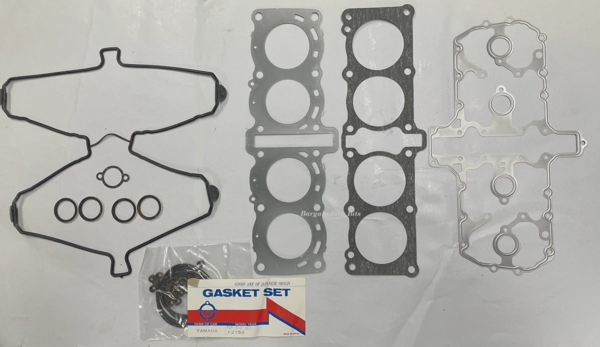 Yamaha FZ750 '84-92 Top Gasket Set KP GASKET CO. (Japan) NEW Top end engine gasket