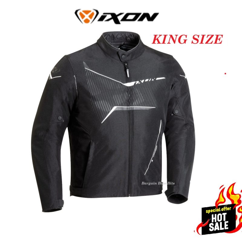 IXON Slash-C Motorcycle Textile Waterproof Jacket,  5XL 6XL & KING SIZE 7XL!