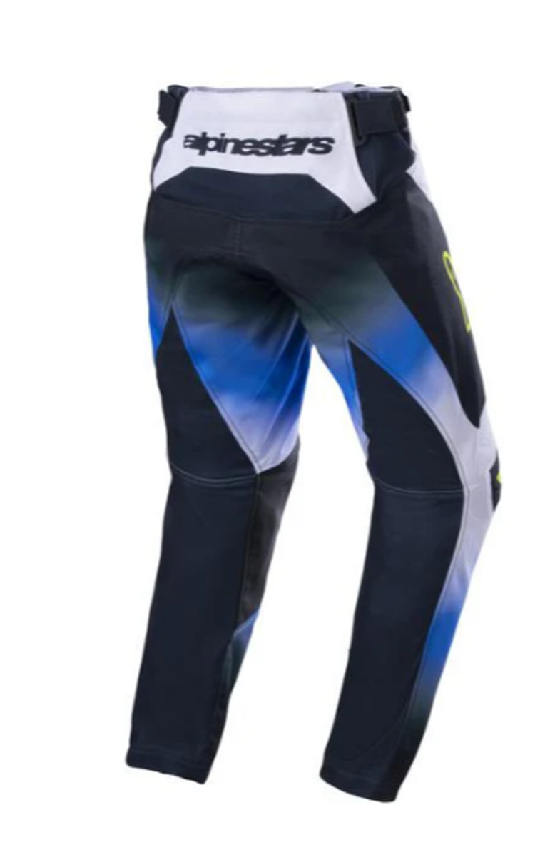 ALPINESTARS Push Youth Dirt Bike pants & jersey set Kids BMX MX Motocross Blue