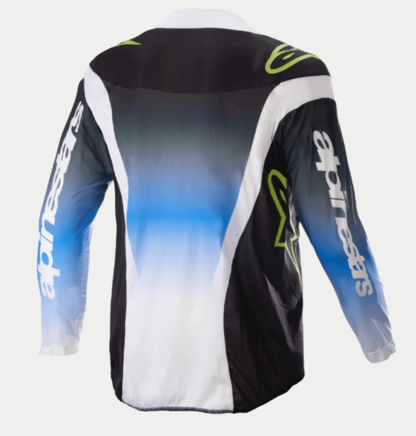 ALPINESTARS Push Youth Dirt Bike pants & jersey set Kids BMX MX Motocross Blue