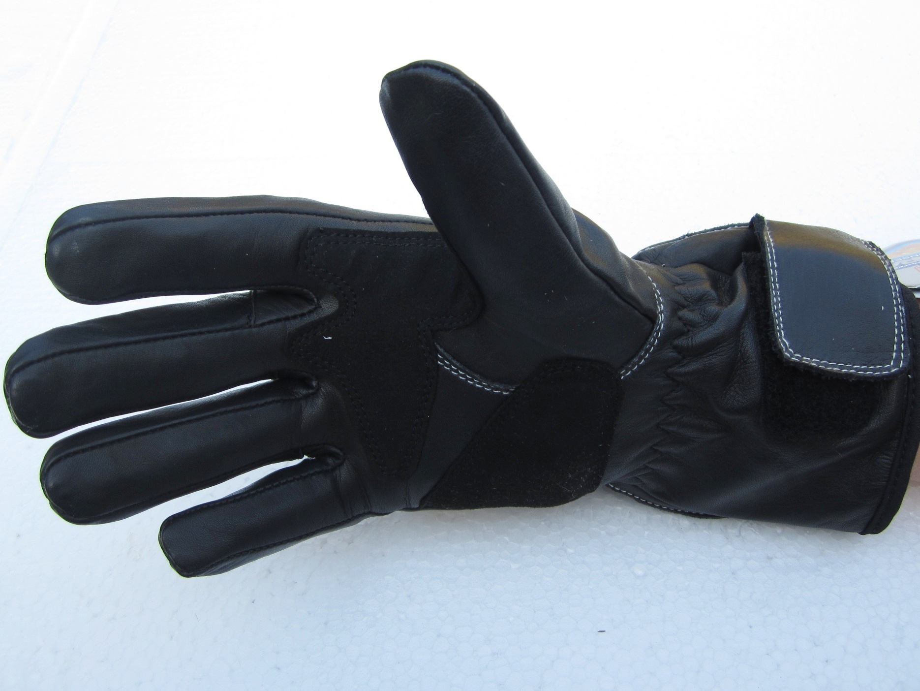CLEARANCE! Ryder Motorcycle Leather Road Gloves Large