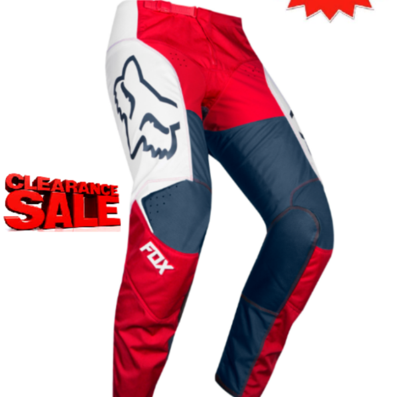 Fox 180 PRZM Motocross Pants #34  (Red/navy) Men Motocross Off Road MX Pants
