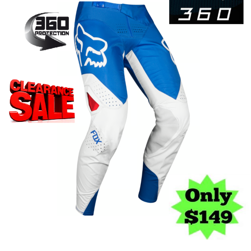 CLEARANCE! Fox 360 KILA Motocross Pants #34 Dirt Bike MX Yamaha Blue