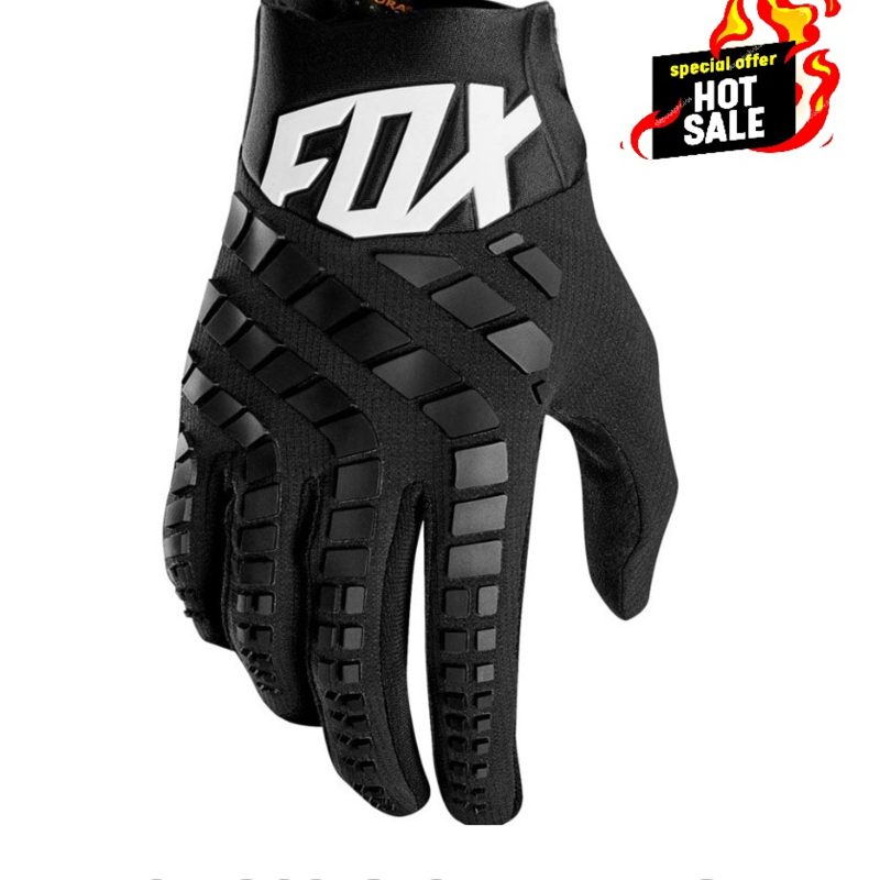 FOX 360 Motocross Dirt Bike Off Road MX Gloves Black
