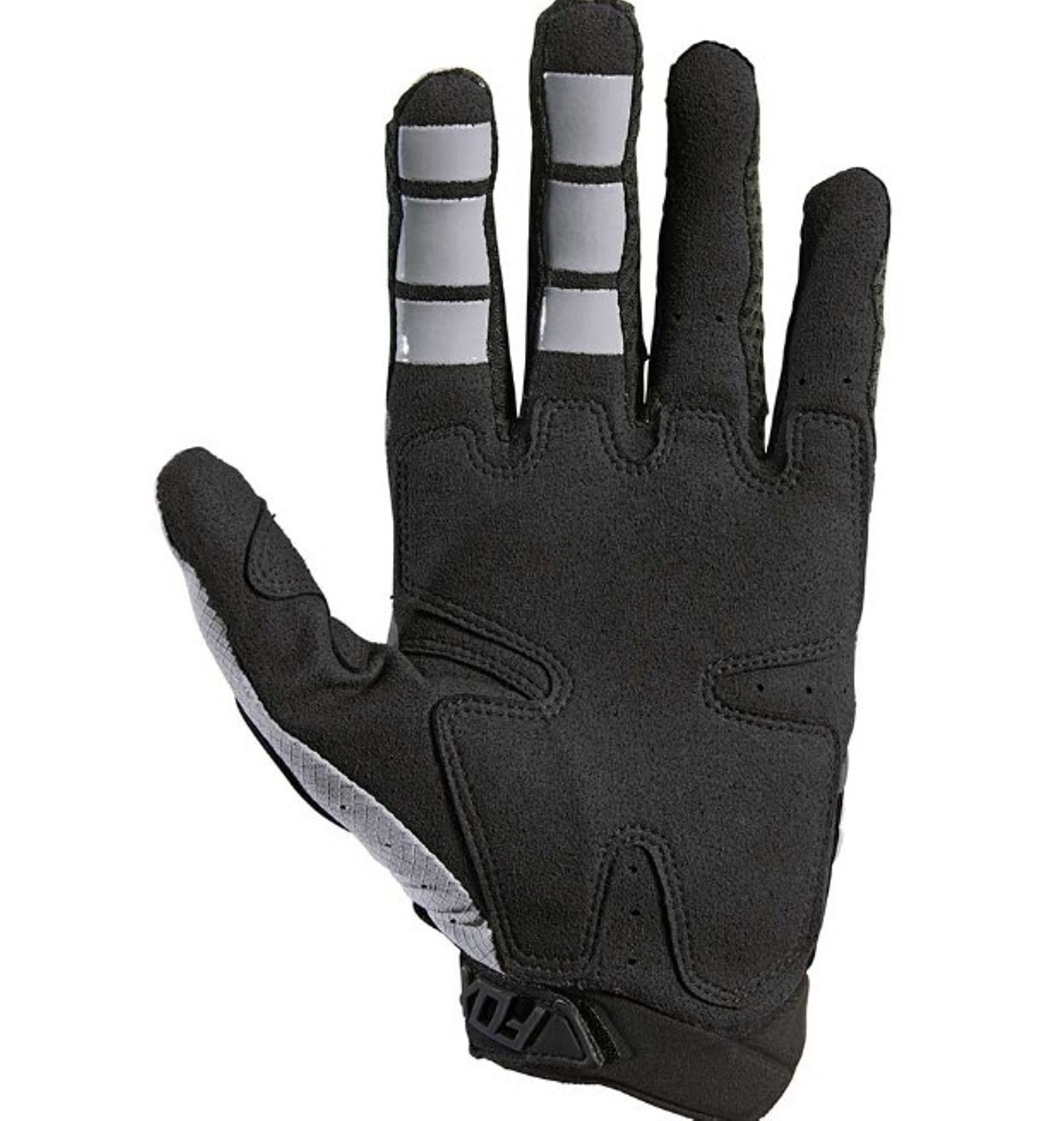 FOX PAWTECTOR Off Road Dirt Bike MX Gloves Medium Motocross ATV (Black/Grey)