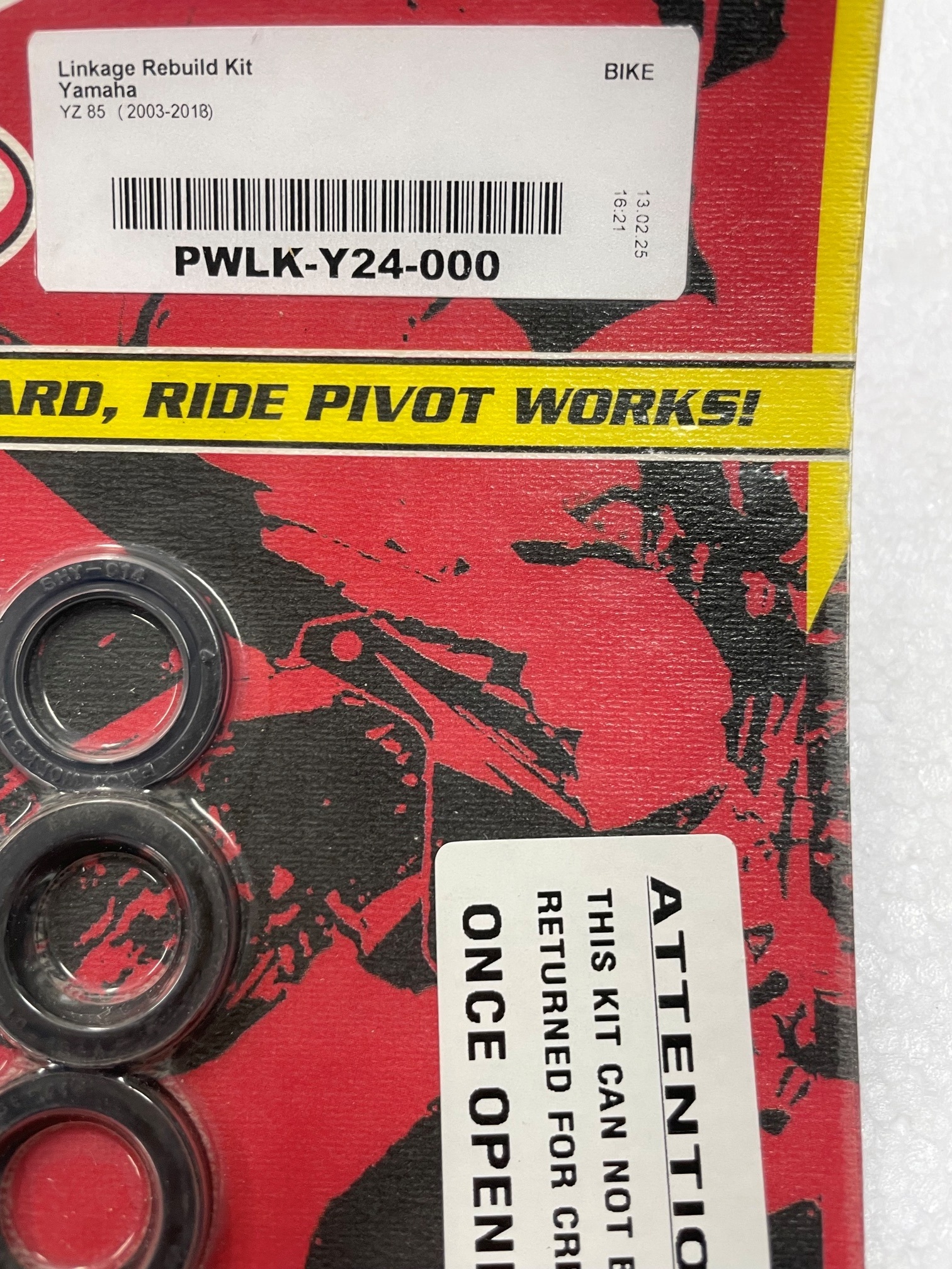 Pivot Works Linkage Rebuild Kit to suit YAMAHA YZ85 '03/'18 PWLK-Y24-000