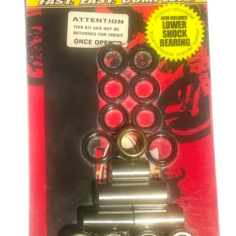 Pivot Works Linkage Rebuild Kit to suit Honda XR400 '98-'04 including lower shock bearing PWLK-H56-000